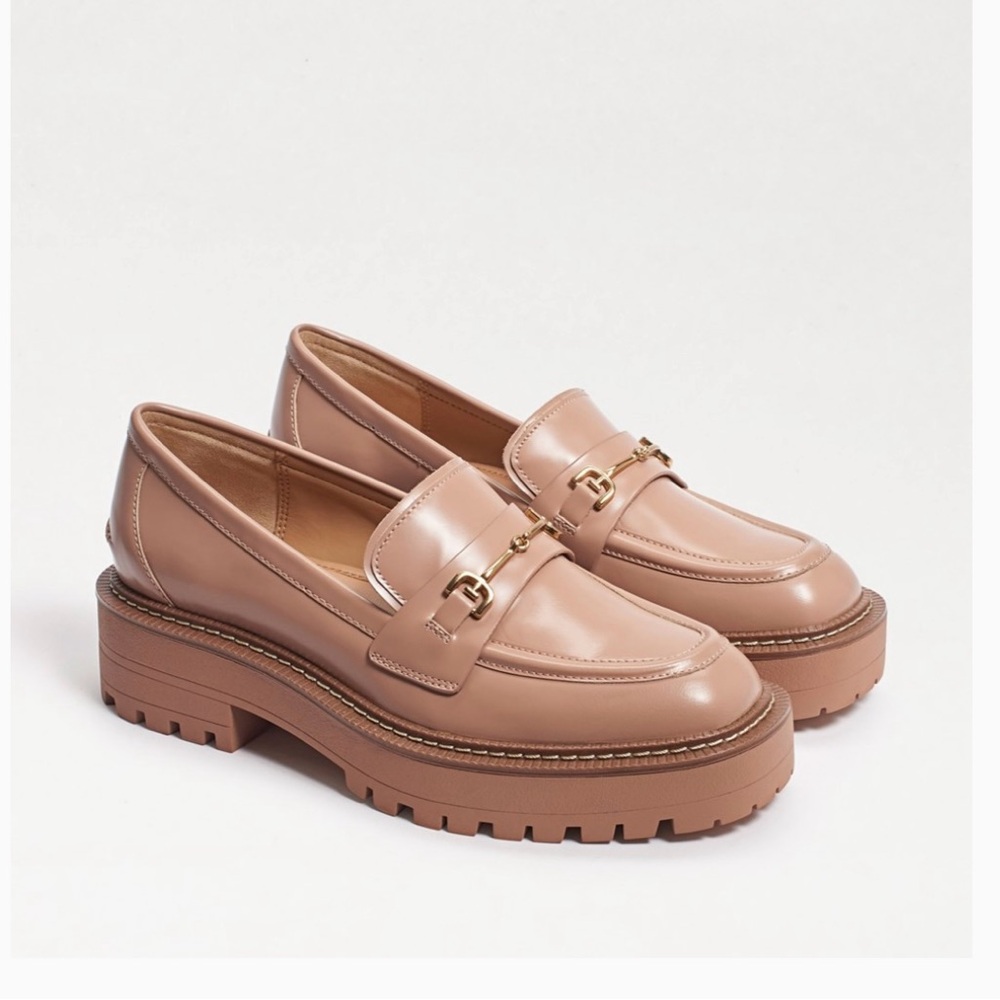 Sam Edelman Chunky Tan Loafers size 10